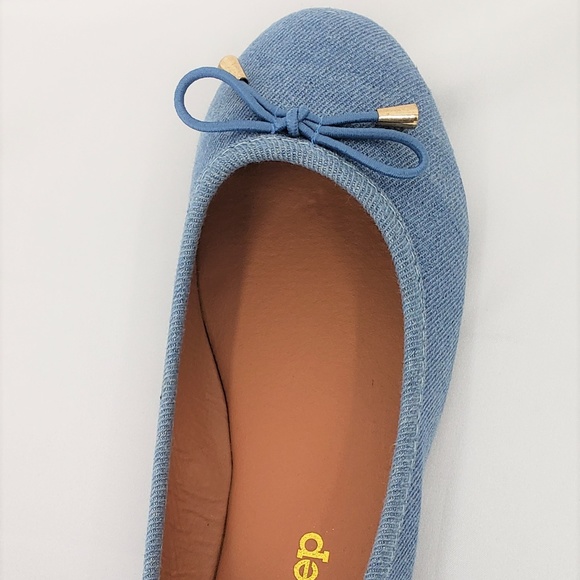 Light Denim Ballet Flats - Picture 5 of 5